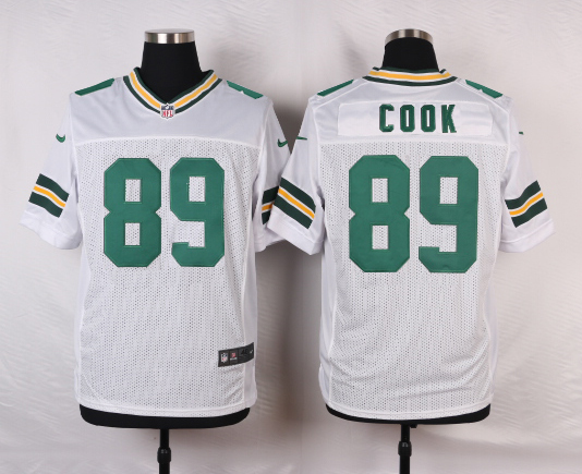 Nike Packers 89 Jared Cook White Elite Jersey