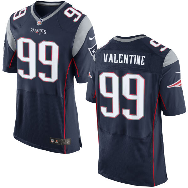 Nike Patriots 99 Vincent Valentine Navy Elite Jersey