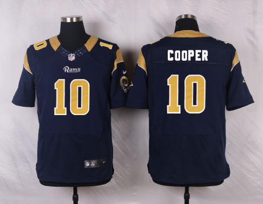Nike Rams 10 Pharoh Cooper Navy Elite Jersey
