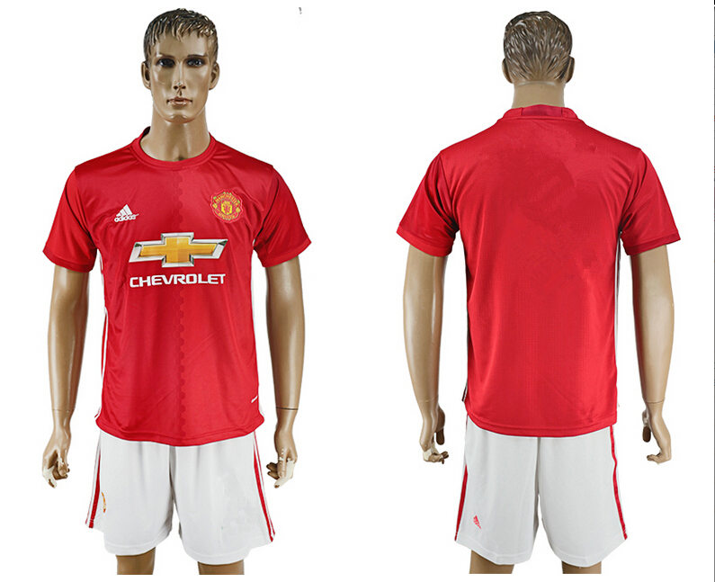 2016-17 Manchester United Home Soccer Jersey