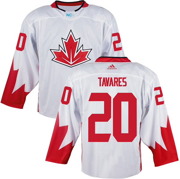 Canada 20 John Tavares White World Cup of Hockey 2016 Premier Player Jersey