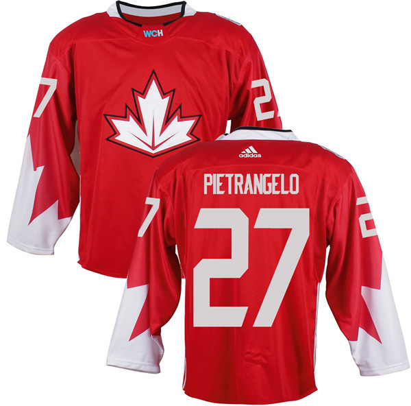 Canada 27 Alex Pietrangelo Red World Cup of Hockey 2016 Premier Player Jersey