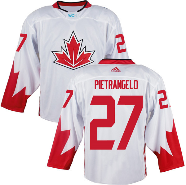 Canada 27 Alex Pietrangelo White World Cup of Hockey 2016 Premier Player Jersey