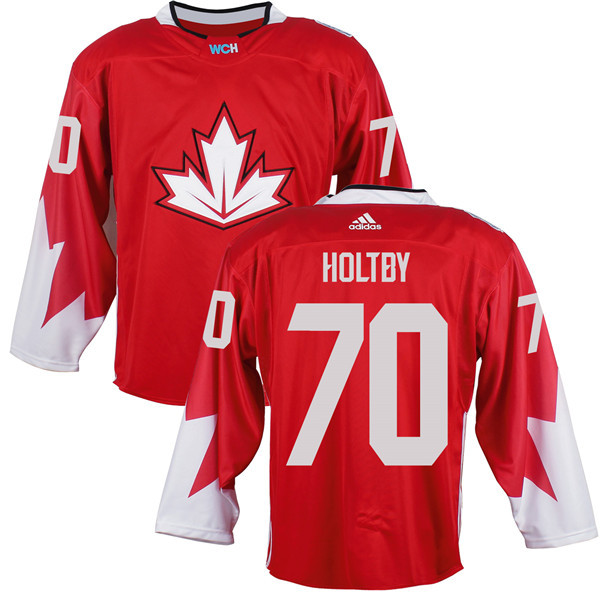 Canada 70 Braden Holtby Red World Cup of Hockey 2016 Premier Player Jersey