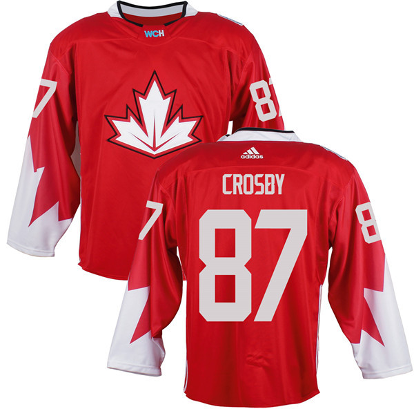 Canada 87 Sidney Crosby Red World Cup of Hockey 2016 Premier Player Jersey