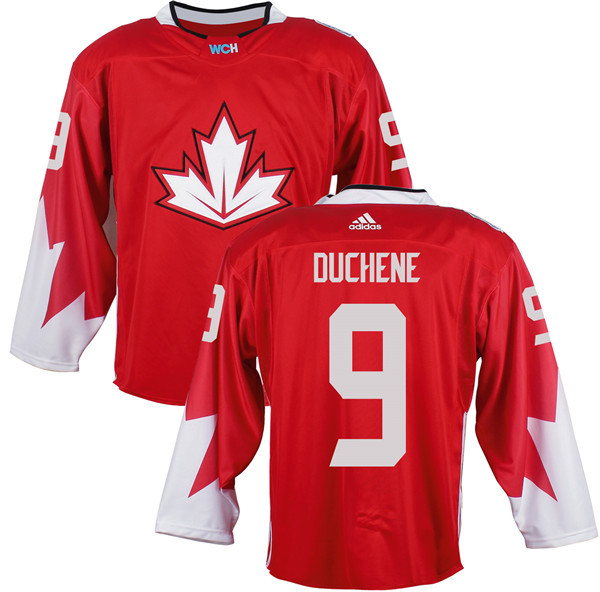 Canada 9 Matt Duchene Red World Cup of Hockey 2016 Premier Player Jersey