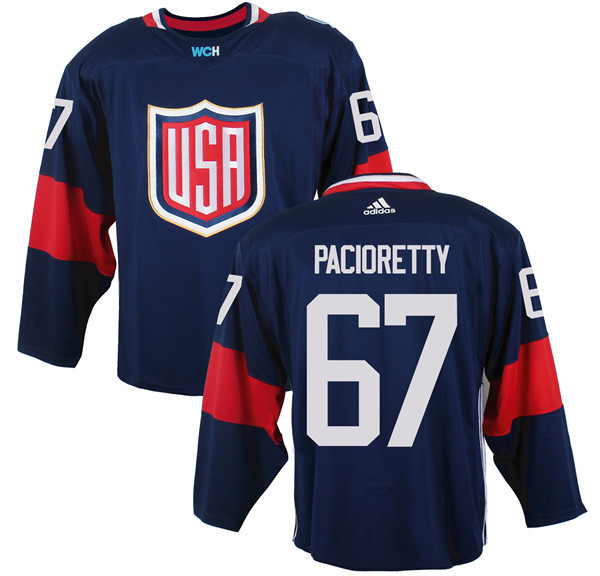 USA 67 Max Pacioretty Navy 2016 World Cup of Hockey Premier Player Jersey