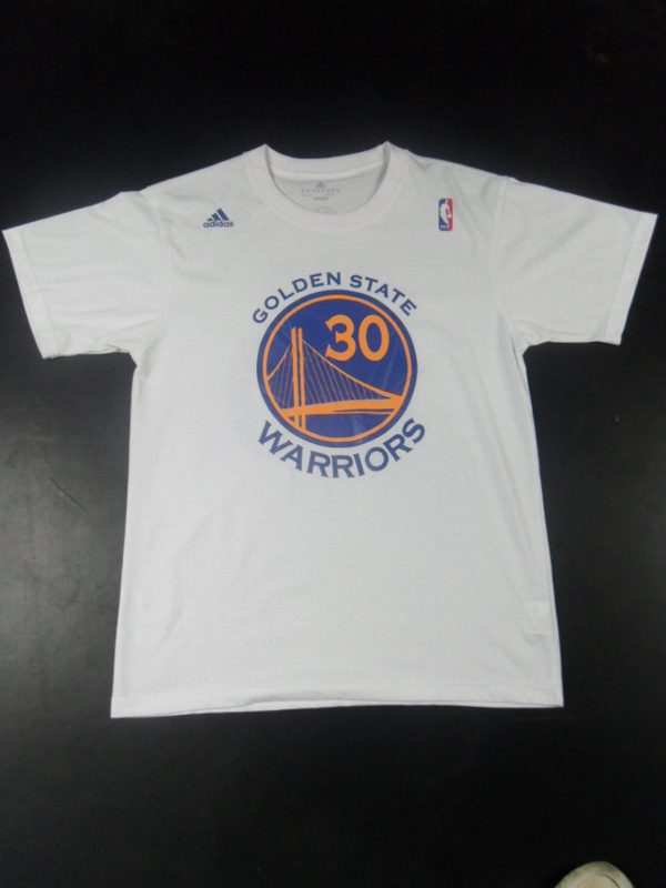 Warriors 30 Stephen Curry White Men's T-Shirt