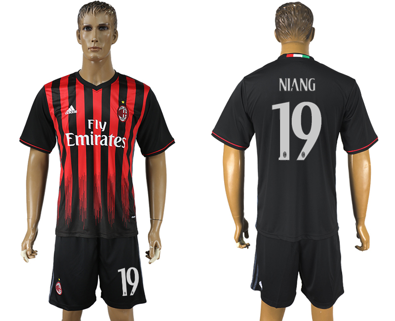 2016-17 AC Milan 19 NIANG Home Soccer Jersey