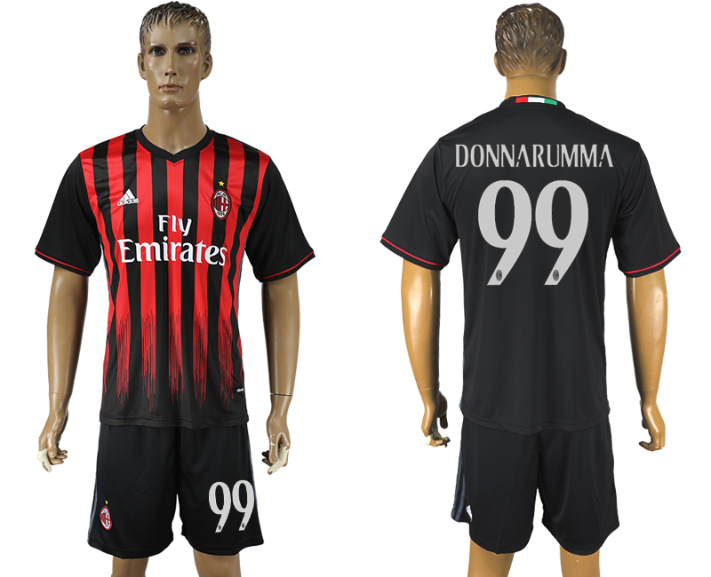 2016-17 AC Milan 99 DONNARUMMA Home Soccer Jersey