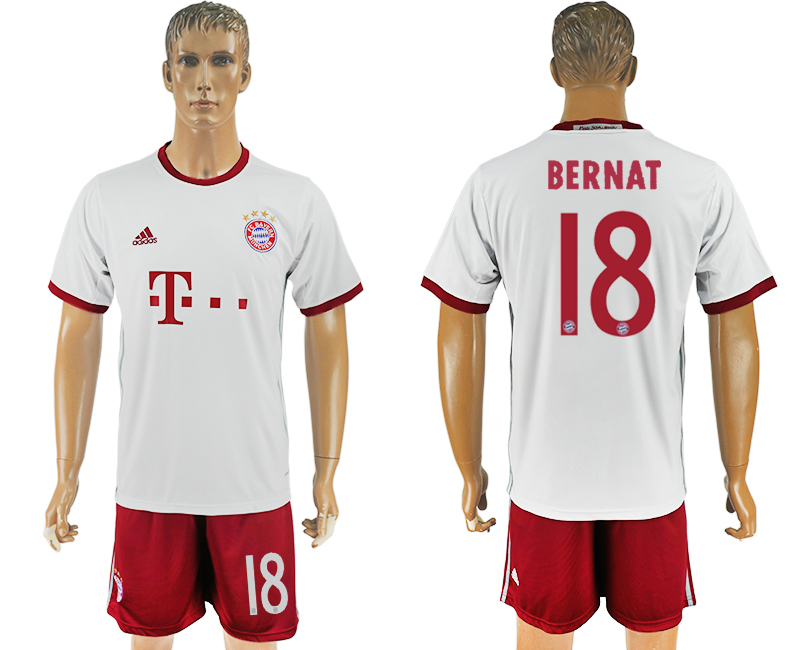 2016-17 Bayern Munich 18 BERNAT Third Away Soccer Jersey
