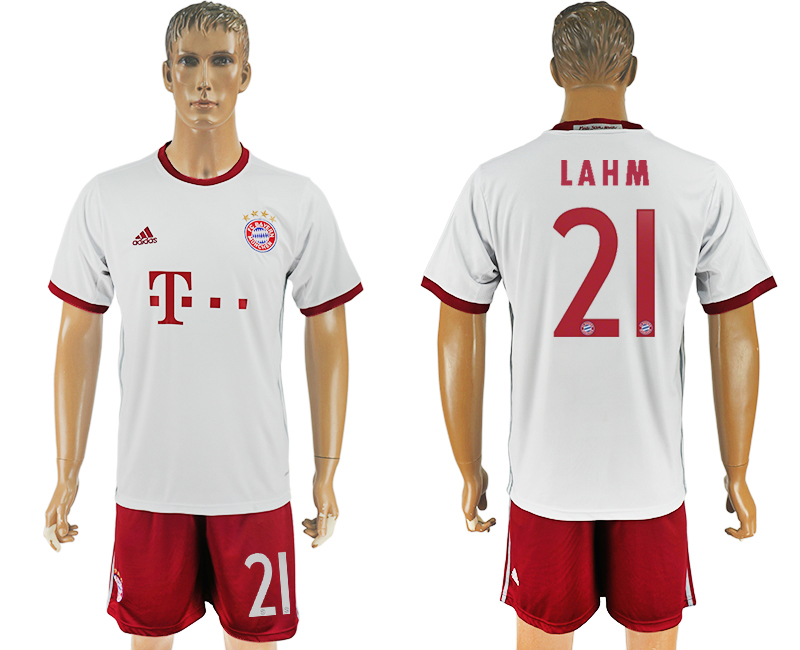 2016-17 Bayern Munich 21 LAHM Third Away Soccer Jersey