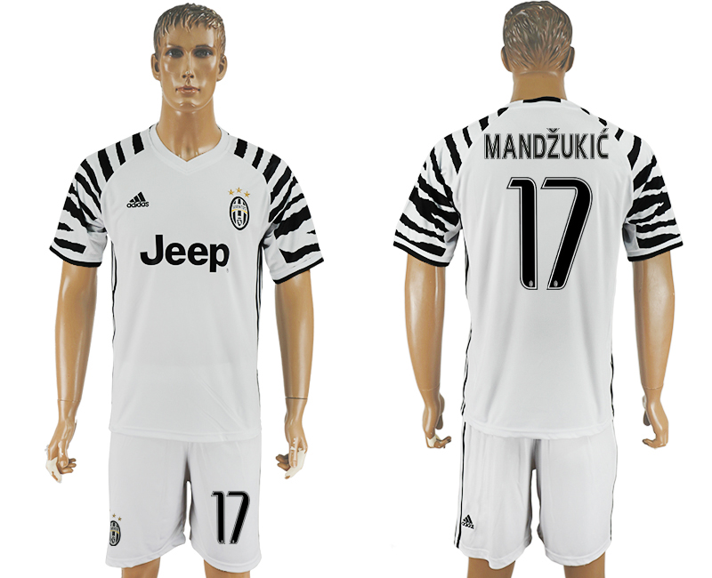 2016-17 Juventus 17 MANDZUKIC Third Away Soccer Jersey