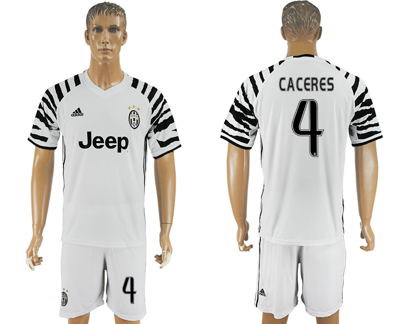 2016-17 Juventus 4 CACERES Third Away Soccer Jersey