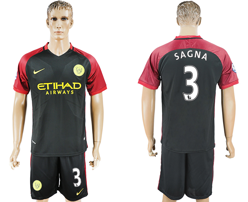 2016-17 Manchester City 3 SAGNA Away Soccer Jersey