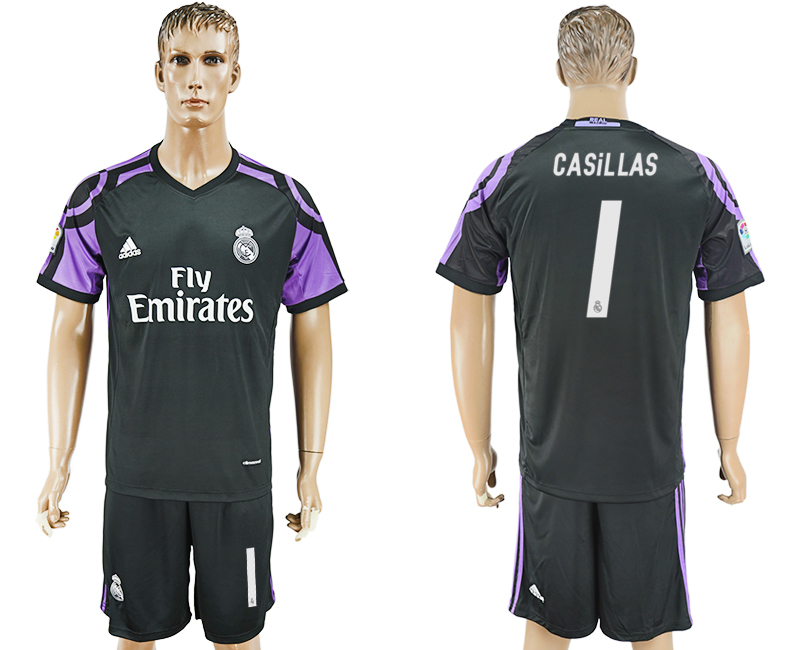 2016-17 Real Madrid 1 CASILLAS Third Away Soccer Jersey