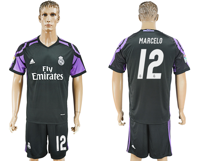 2016-17 Real Madrid 12 MARCELO Third Away Soccer Jersey