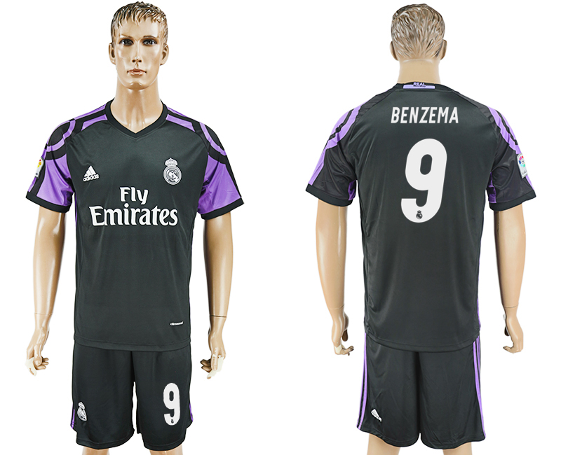 2016-17 Real Madrid 9 BENZEMA Third Away Soccer Jersey 2016-17 Real Madrid 9 BENZEMA Third Away Soccer Jersey