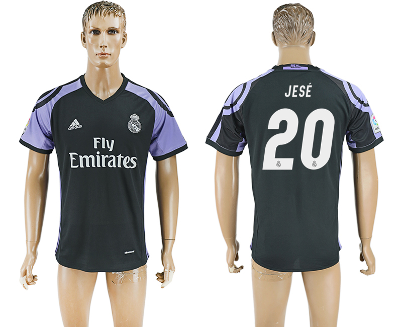 2016-17 Real Madrid 20 JESE Third Away Thailand Soccer Jersey 2016-17 Real Madrid 20 JESE Third Away Thailand Soccer Jersey