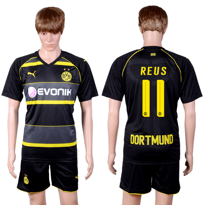 2016-17 Dortmund 11 REUS Away Soccer Jersey
