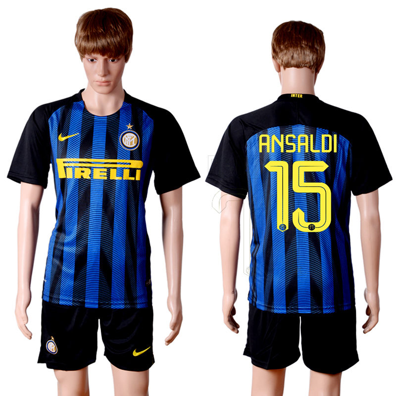 2016-17 Inter Milan 15 ANSALDI Home Soccer Jersey