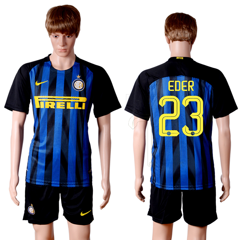 2016-17 Inter Milan 23 EDER Home Soccer Jersey