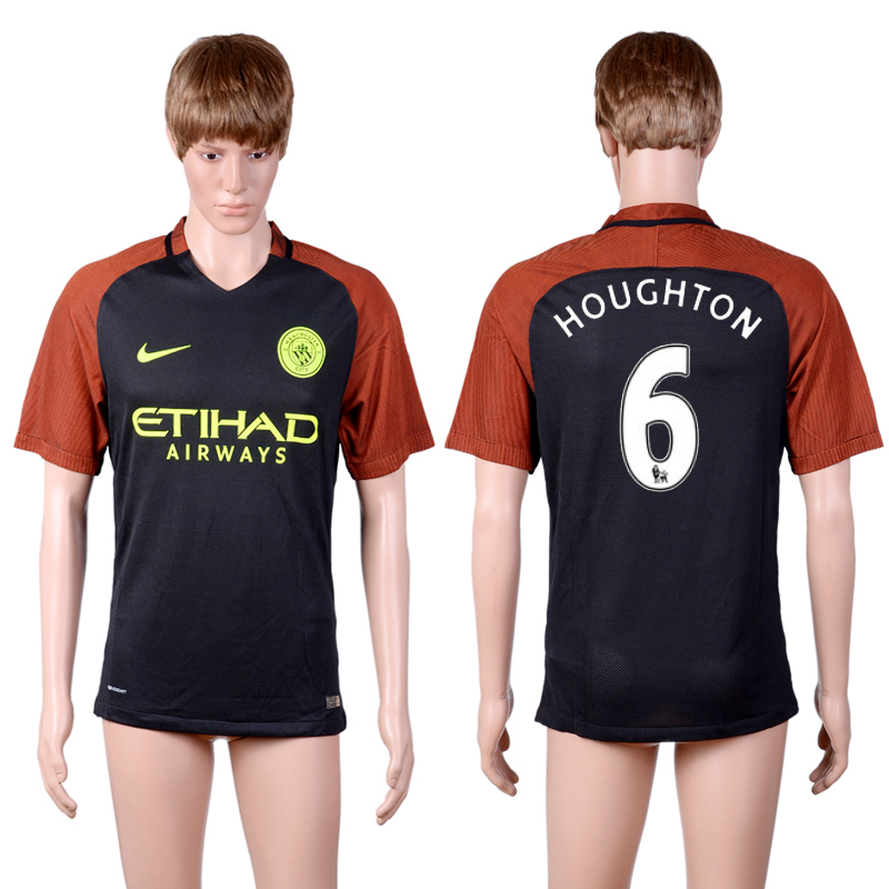 2016-17 Manchester City 6 HOUGHTON Away Thailand Soccer Jersey