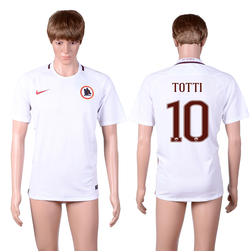 2016-17 Roma 10 TOTTI Away Thailand Soccer Jersey