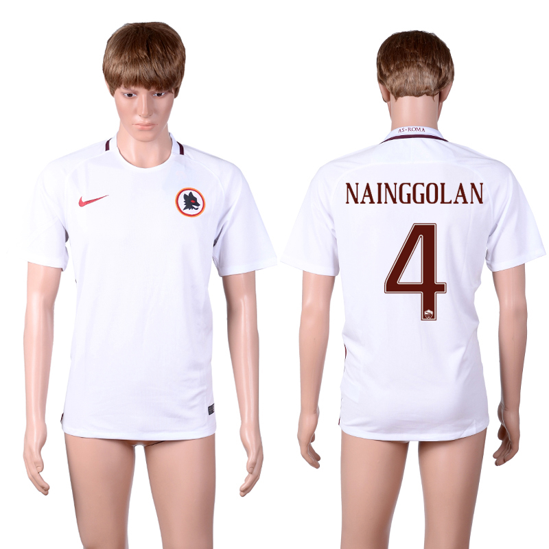 2016-17 Roma 4 NAINGGOLAN Away Thailand Soccer Jersey