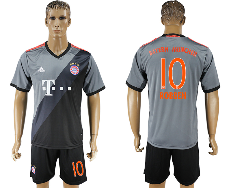2016-17 Bayern Munich 10 ROBBEN Away Soccer Jersey