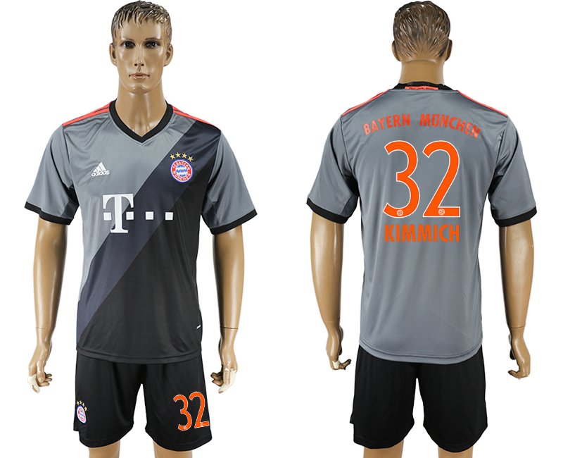 2016-17 Bayern Munich 32 KIMMICH Away Soccer Jersey 2016-17 Bayern Munich 32 KIMMICH Away Soccer Jersey