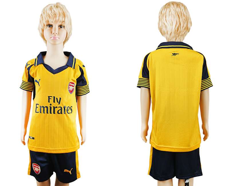 2016-17 Arsenal Away Youth Soccer Jersey