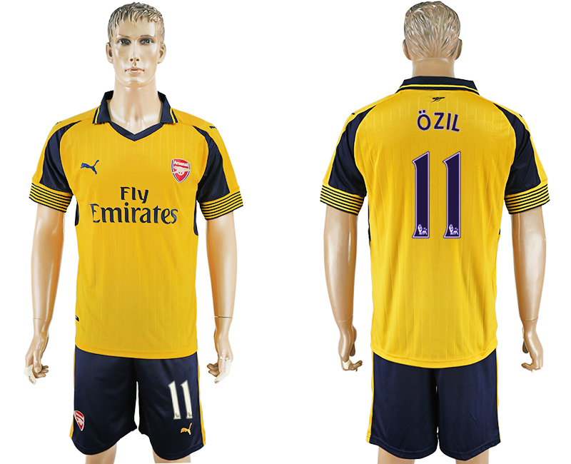 2016-17 Arsenal 11 OZIL Away Soccer Jersey