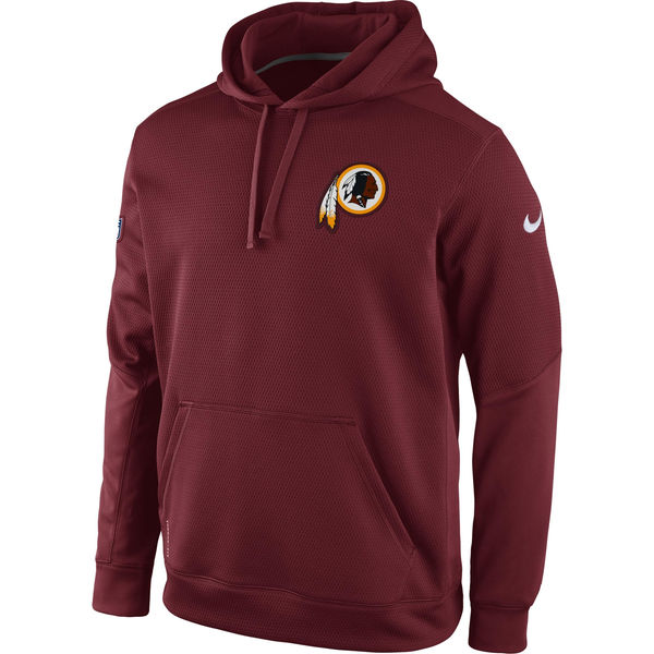 Nike Washington Redskins Burgundy Ko Chain Fleece Pullover Performance Hoodie