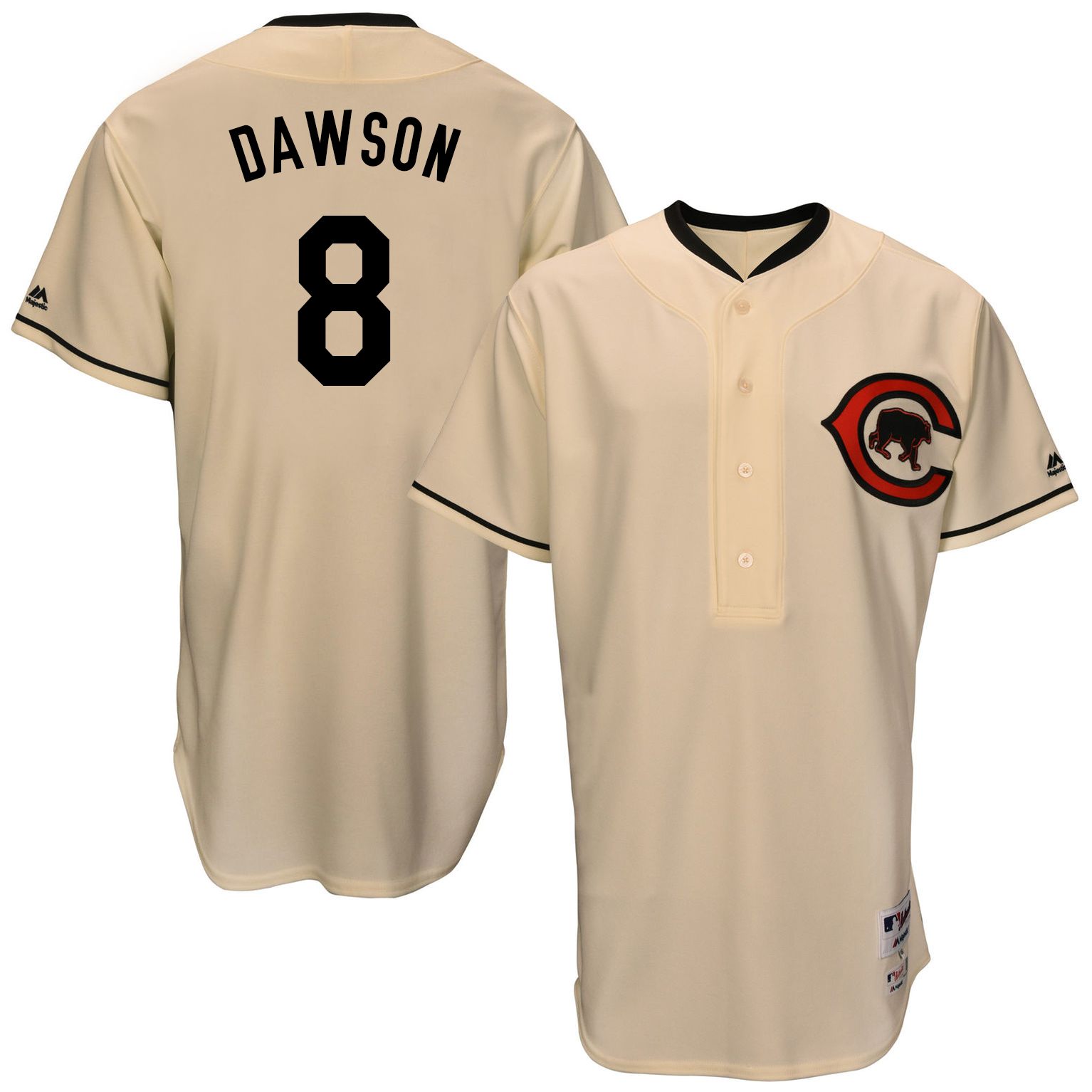 Cubs 8 Andre Dawson Cream Throwback Jersey