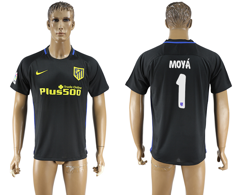 2016-17 Atletico Madrid 1 MOYA Away Thailand Soccer Jersey 2016-17 Atletico Madrid 1 MOYA Away Thailand Soccer Jersey