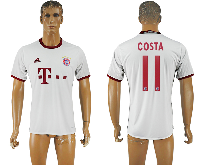 2016-17 Bayern Munich 11 COSTA UEFA Champions League Away Thailand Soccer Jersey