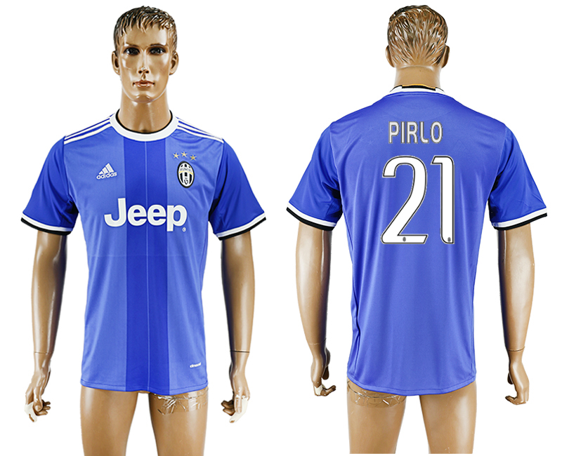 2016-17 Juventus 21 PIRLO Away Thailand Soccer Jersey