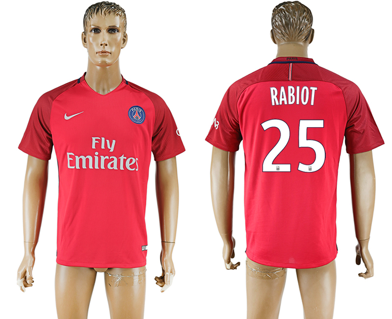 2016-17 Paris Saint-Germain 25 RABIOT Away Thailand Soccer Jersey