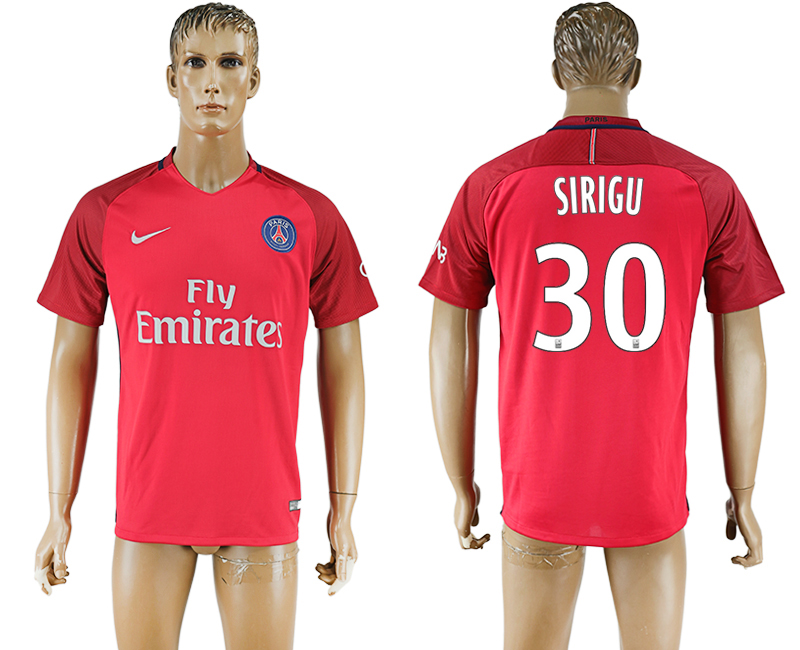 2016-17 Paris Saint-Germain 30 SIRGU Away Thailand Soccer Jersey