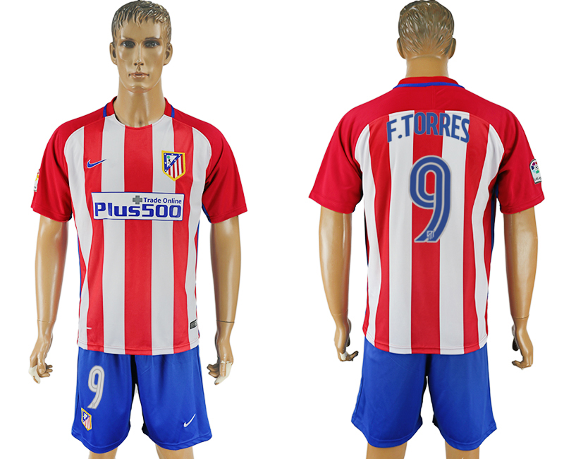 2016-17 Atletico Madrid 9 F.TORRES home Soccer Jersey 2016-17 Atletico Madrid 9 F.TORRES home Soccer Jersey