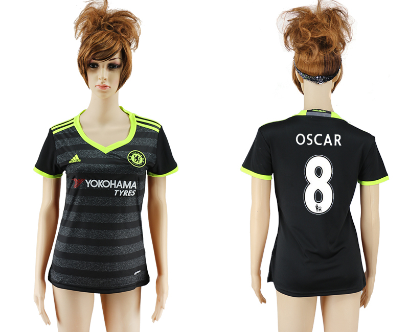 2016-17 Chelsea 8 OSCAR Away Women Soccer Jersey