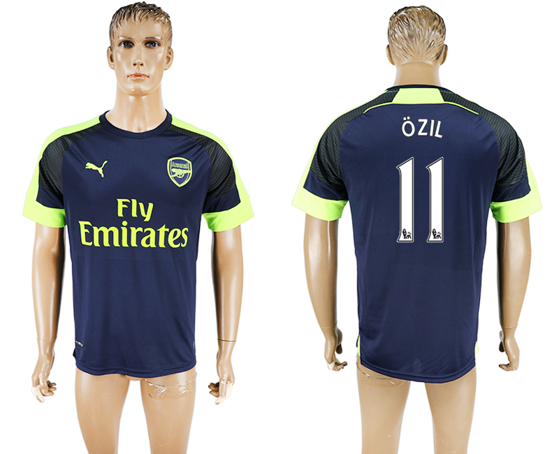 2016-17 Arsenal 11 OZIL Third Away Thailand Soccer Jersey