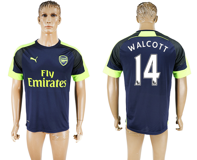 2016-17 Arsenal 14 WALCOTT Third Away Thailand Soccer Jersey