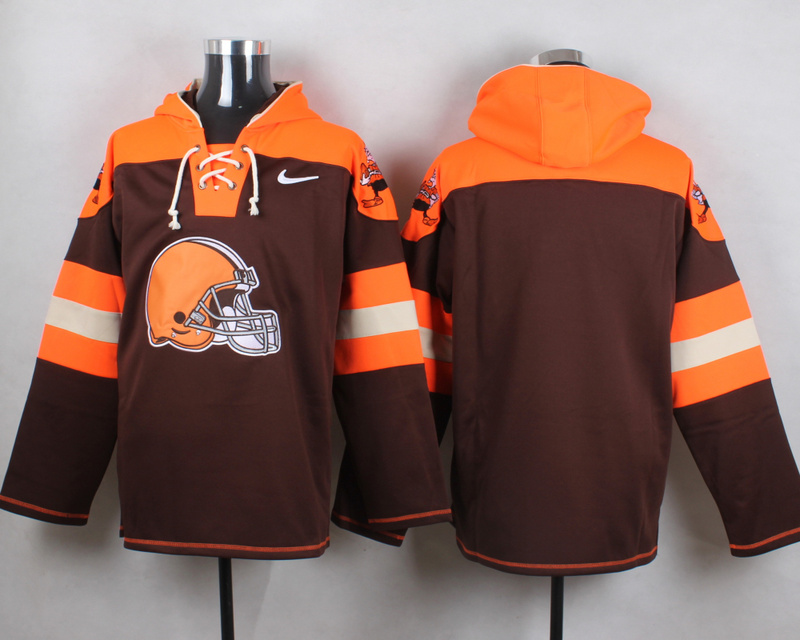 Nike Browns Blank Brown Hooded Jersey Nike Browns Blank Brown Hooded Jersey