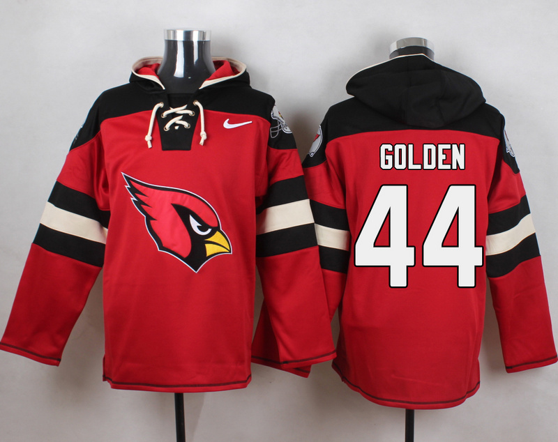 Nike Cardinals 44 Markus Golden Red Hooded Jersey Nike Cardinals 44 Markus Golden Red Hooded Jersey