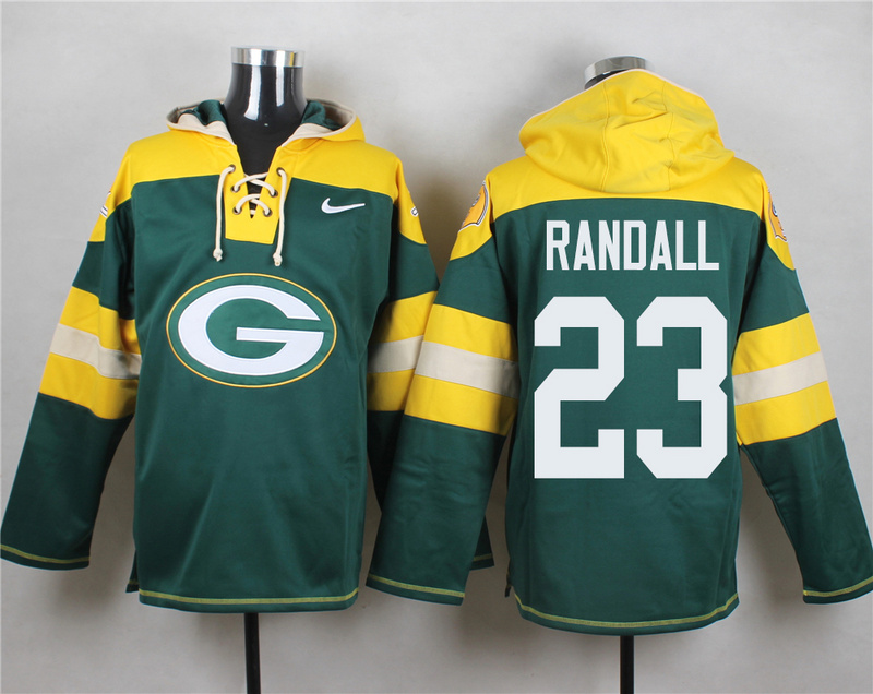 Nike Packers 23 Damarious Randall Green Hooded Jersey