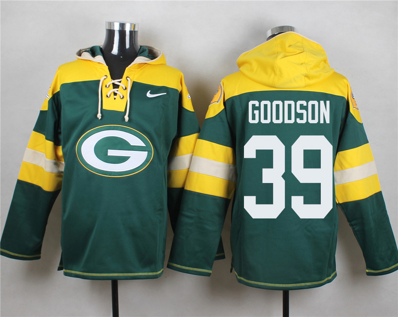 Nike Packers 39 Demetri Goodson Green Hooded Jersey
