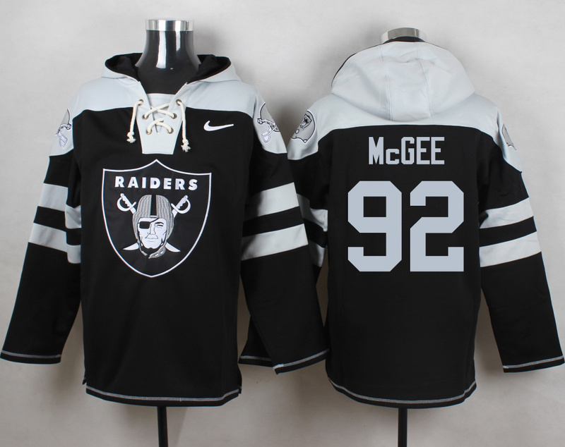 Nike Raiders 92 Stacy McGee Black Hooded Jersey