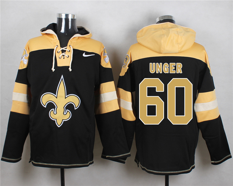 Nike Saints 60 Max Unger Black Hooded Jersey - Click Image to Close
